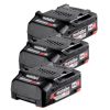 3 stuks: Metabo 18V Li-Power 625026000 / CAS 18V Alliance accu's (18 V, 2.0 Ah, origineel)