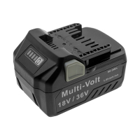 Metabo HPT Multivolt 371751 accu (18V - 36V, 5.0 Ah - 2.5 Ah, 123accu huismerk)  AME00424