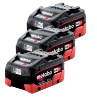 Metabo Startset: 3x Metabo 18V LiHD 625368000 / CAS Alliance accu's (18V, 5.5 Ah, origineel)  AME00402
