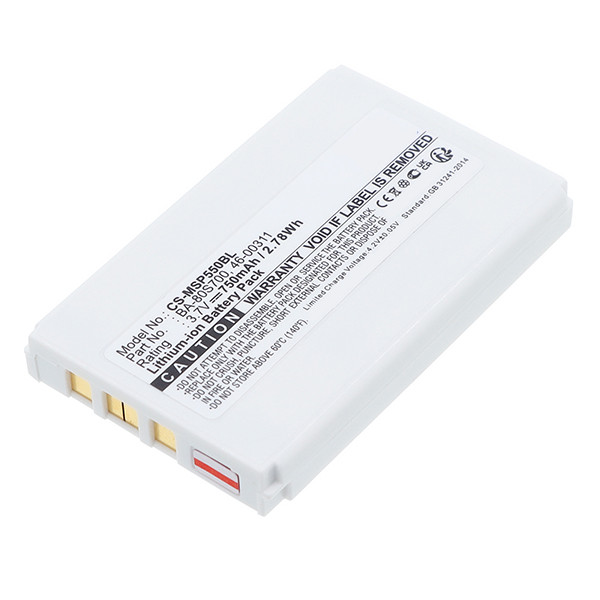Metrologic 46-00311 / BA-80S700 accu (750 mAh, 123accu huismerk) AME00037 - 1
