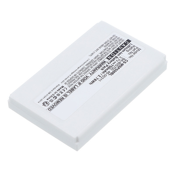 Metrologic 46-00311 / BA-80S700 accu (750 mAh, 123accu huismerk) AME00037 - 2