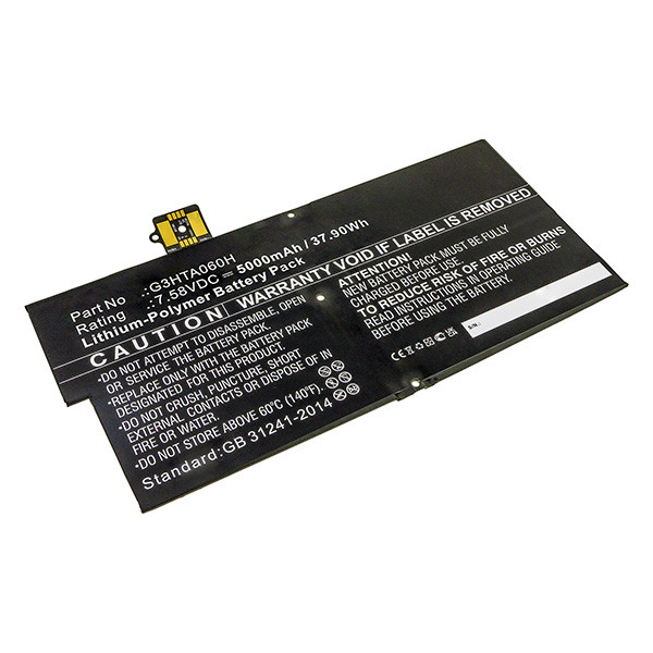 Microsoft G3HTA060H accu (7.58 V, 5000 mAh, 123accu huismerk)  AMI00497 - 1