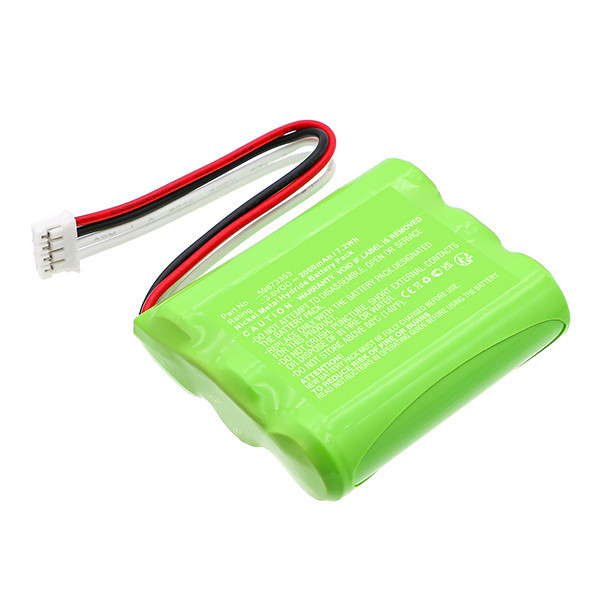 Midtronics 59873353 / BP-55 accu (3.6 V, 2000 mAh, 123accu huismerk) AMI00721 - 1