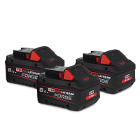 3-Pack Milwaukee M18 FB8 Forge / 4932492131 accu's (18 V, 8.0 Ah, origineel) AMI00697