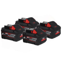 4-Pack Milwaukee M18 FB6 Forge / 4932492533 accu's (18 V, 6.0 Ah, origineel) AMI00715 4-Pack Milwaukee M18 FB6 Forge / 4932492533 accu's (18 V, 6.0 Ah, origineel) AMI00715