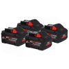 4-Pack Milwaukee M18 FB6 Forge / 4932492533 accu's (18 V, 6.0 Ah, origineel) AMI00715 - 1
