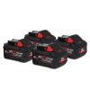 4-Pack Milwaukee M18 FB8 Forge / 4932492131 accu's (18 V, 8.0 Ah, origineel)