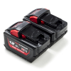 EOL- 2-pack Milwaukee M18 HB12 High Output / 4932464260 accu's (18 V, 12 Ah, origineel)