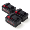 EOL- 3-Pack Milwaukee M18 HB8 High Output / 4932471070 accu's (18 V, 8.0 Ah, origineel) AMI00599 - 1