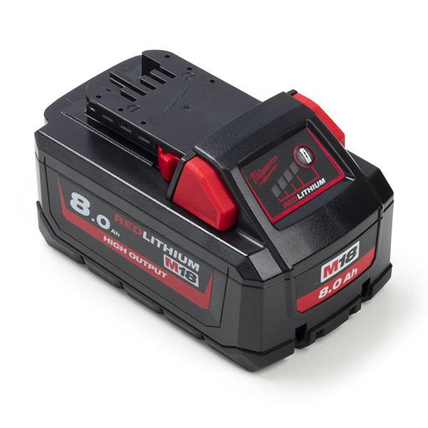 EOL- Milwaukee M18 HB8 High Output / 4932471070 accu (18 V, 8.0 Ah, origineel) AMI00513 - 1
