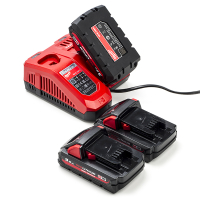 Milwaukee HNRG Pack: 3x Milwaukee M18 HB3 High Output accu's + lader (18 V, 3.0Ah, origineel)  AMI00592