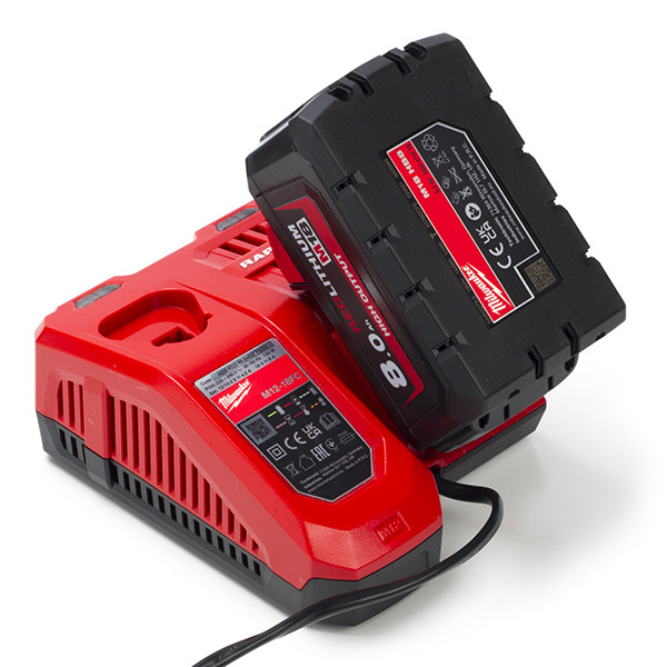 Milwaukee HNRG Pack: Milwaukee M18 HB8 High Output accu + lader (18 V, 8.0 Ah, origineel)  AMI00582 - 1