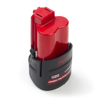 Milwaukee M12 HB2.5 High Output / 4932480164 accu (12 V, 2.5 Ah, origineel)  AMI00636