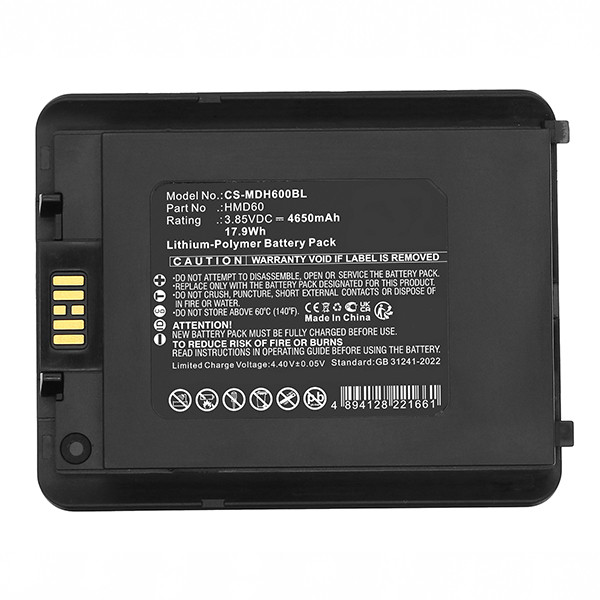 Mindeo HMD60 accu (3.85 V, 4650 mAh, 123accu huismerk) AMI00726 - 4