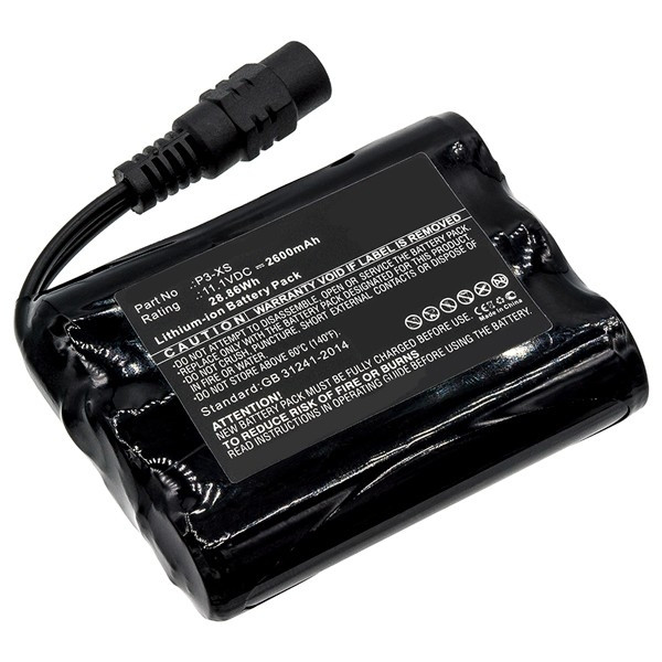 Minelab P3-XS accu (2600 mAh, 123accu huismerk)  AMI00307 - 1