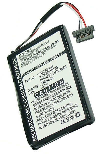 Mio BP-N229-11/1100MX / 338937010180 accu (1100 mAh, 123accu huismerk)  AMI00140 - 1