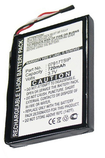 Mitac 07917TSIP accu (720 mAh, 123accu huismerk)  AMI00136 - 1