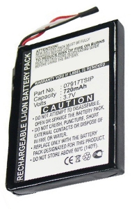 Mitac 07917TSIP accu (720 mAh, 123accu huismerk)  AMI00136
