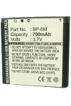 Mobiado BP-6M / BP-6M-S accu (700 mAh, 123accu huismerk) AMO00436 - 1