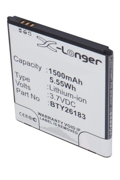 Mobistel BTY26183 / BTY26183Mobistel/STD accu (1500 mAh, 123accu huismerk)  AMO00218 - 1