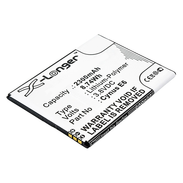 Mobistel MCE600SL accu (2200 mAh, 123accu huismerk)  AMO00372 - 1
