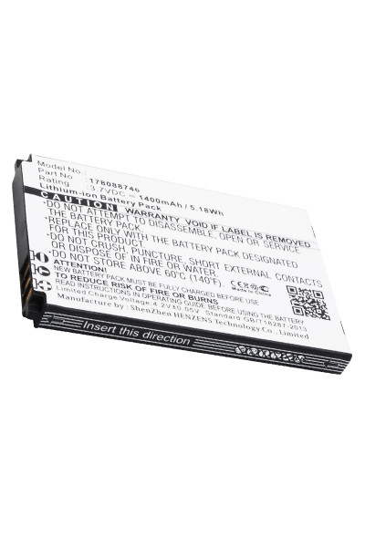 Mobiwire 178088746 accu (1400 mAh, 123accu huismerk)  AMO00307 - 1