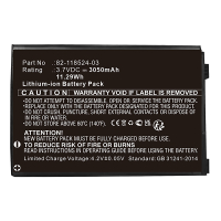 Motorola 82-118524-03 / BTRY-MCXX-3080-01R accu (3050 mAh, 123accu huismerk)  AMO00530