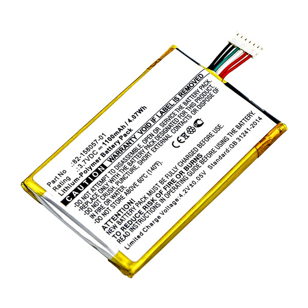Motorola 82-158057-01 accu (1100 mAh, 123accu huismerk)  AMO00386 - 1