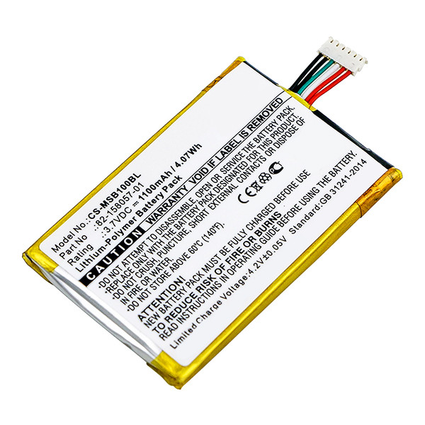Motorola 82-158057-01 accu (1100 mAh, 123accu huismerk) AMO00386 - 1
