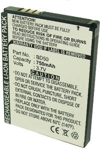 Motorola BD50 accu (750 mAh, 123accu huismerk)  AMO00119 - 1