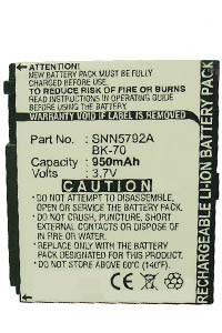 Motorola BK70 / SNN5792A accu (950 mAh, 123accu huismerk)  AMO00040 - 1