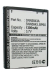 Motorola BP6X / SNN5843 / SNN5843A accu (1300 mAh, 123accu huismerk) AMO00009 - 1