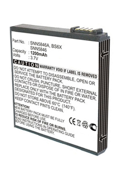 Motorola BS6X / SNN5846 / SNN5846A accu (1200 mAh, 123accu huismerk)  AMO00042 - 1