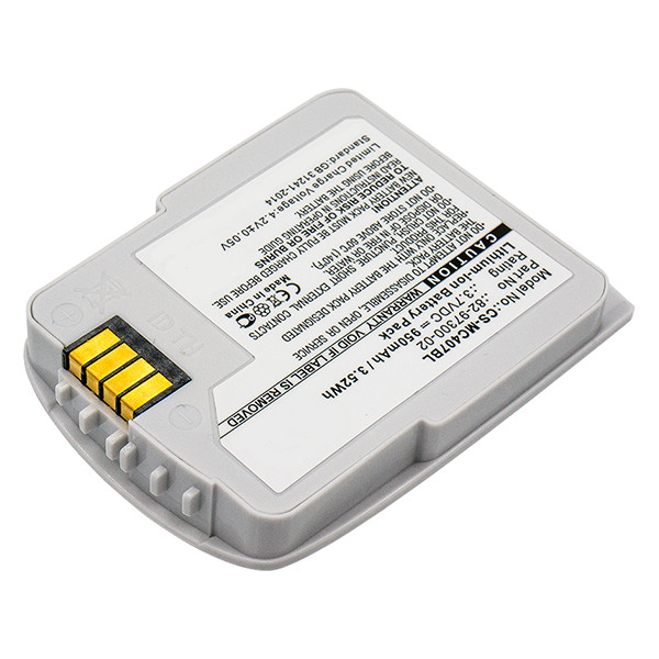 Motorola BTRY-CS40EAB00-04 / 82-97300-03 accu wit (3.7 V, 950 mAh, 123accu huismerk) AMO00384 - 2