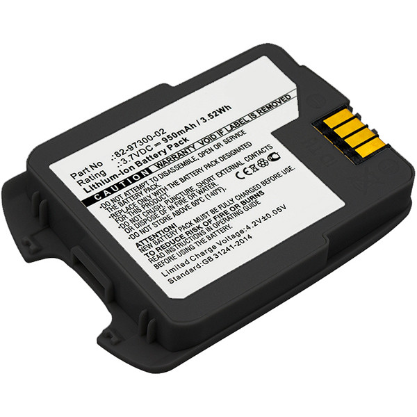 Motorola BTRY-CS40EAB00-04 / 82-97300-03 accu zwart (3.7 V, 950 mAh, 123accu huismerk)  AMO00445 - 1