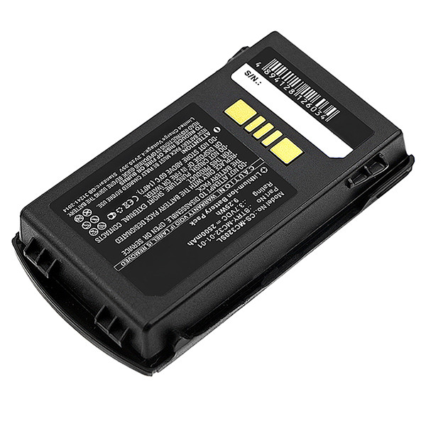 Motorola BTRY-MC32-27MA-01 accu (3.7 V, 2500 mAh, 123accu huismerk) AMO00336 - 2