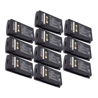 Motorola BTRY-MC33-52MA-01 accu 10 stuks (3.7 V, 5200 mAh, 123accu huismerk) AMO00607