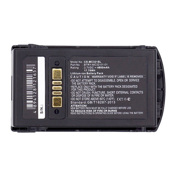 Motorola BTRY-MC33-52MA-01 accu (3.7 V, 4800 mAh, 123accu huismerk) AMO00328 - 3