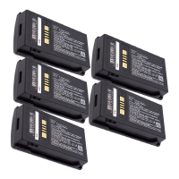 Motorola BTRY-MC33-52MA-01 accu 5 stuks (3.7 V, 5200 mAh, 123accu huismerk) AMO00606