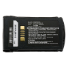 Motorola BTRY-MC33-70MA-01 accu (3.7 V, 6800 mAh, 123accu huismerk) AMO00358 - 3