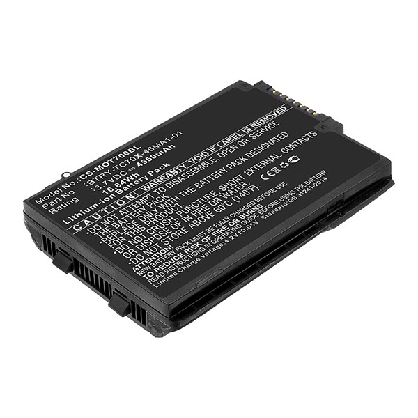 Motorola BTRY-TC70X-46MA1-01 accu (3.7 V, 4550 mAh, 123accu huismerk) AMO00400 - 1
