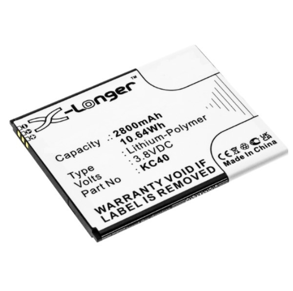 Motorola E6 Plus / KC40 accu (3.8 V, 2900 mAh, 123accu huismerk) AMO00495 - 1