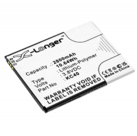 Motorola E6 Plus / KC40 accu (3.8 V, 2900 mAh, 123accu huismerk) AMO00495