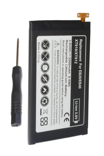 Motorola EB40 / SNN5910 / SNN5910A accu (3300 mAh, 123accu huismerk)  AMO00252 - 1