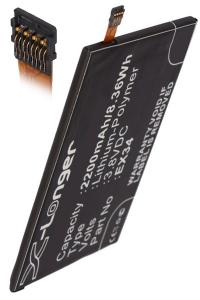 Motorola EX34 / SNN5923A / SNN5923B accu (2200 mAh, 123accu huismerk)  AMO00051