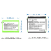 Motorola HKNN4002B / HKNN4002A accu (3.6 V, 700 mAh, 123accu huismerk) AMO00183 - 3