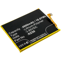 Motorola KZ50 accu (4900 mAh, 123accu huismerk)  AMO00433