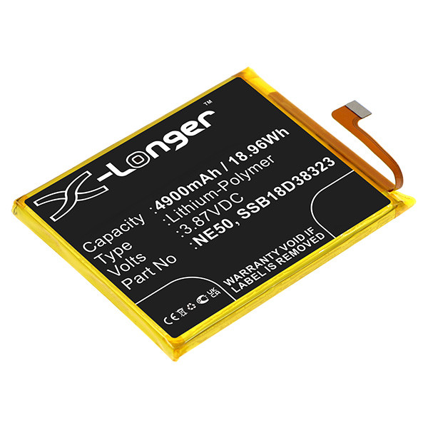 Motorola NE50 / SSB18D38323 accu (4900 mAh, 123accu huismerk)  AMO00505 - 1