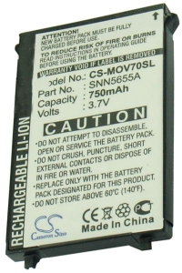 Motorola SNN5655A accu (750 mAh, 123accu huismerk)  AMO00065