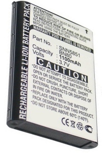 Motorola SNN5851 / BN80 / SNN5851A accu (1100 mAh, 123accu huismerk)  AMO00083